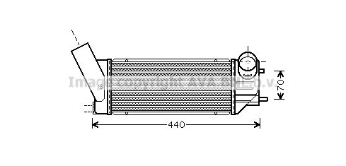 AVA QUALITY COOLING Интеркулер PE4279